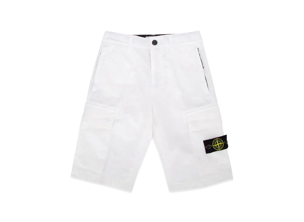 Stone Island Kids Pantalone "White"