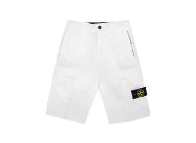 Stone Island Kids Pantalone "White"