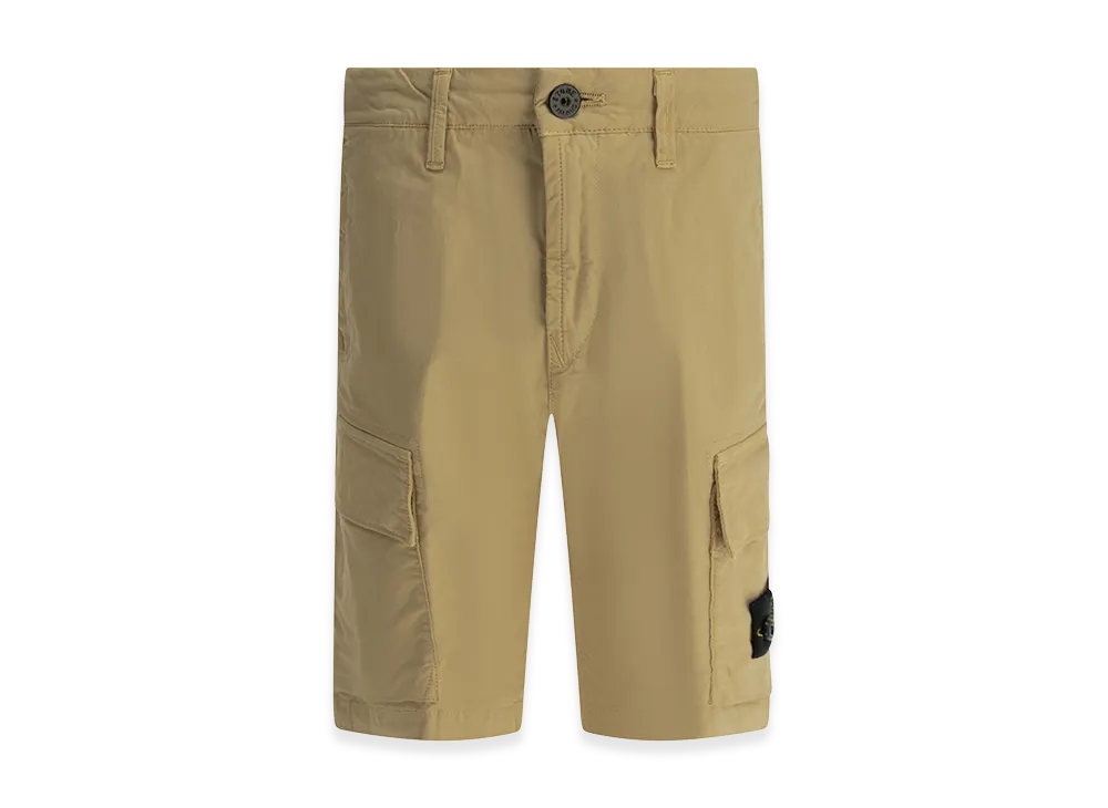 Stone Island Kids Shorts "Beige"