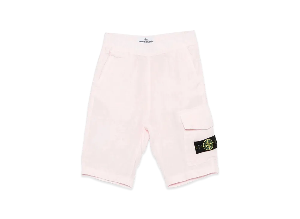 Stone Island Bermuda Shorts with Logo "Nude/Neutrals"