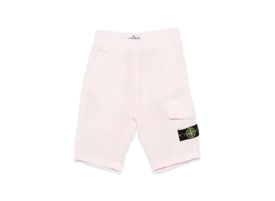 Stone Island Bermuda Shorts with Logo "Nude/Neutrals"