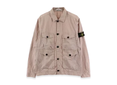 Stone Island Ela Smerigliata 4 Pocket Shirt Jacket "Pink Beige"