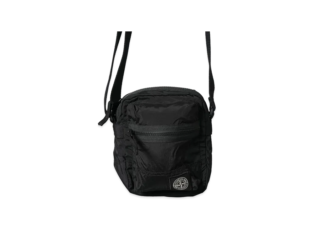 Stone Island Coated Nylon Metal In Econyl "Black"