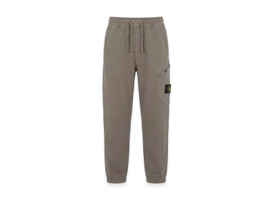 Stone Island Organic Cotton Diagonal Fleece 'Old' Effect "Walnut"