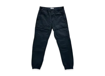 Stone Island Stretch Cotton Wool Satin, Garment Dyed "Navy"