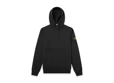 Stone Island Wappen Patch Hooded Sweatshirt "Black"