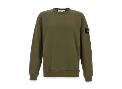Stone Island Organic Cotton Sweatshirt "Green"