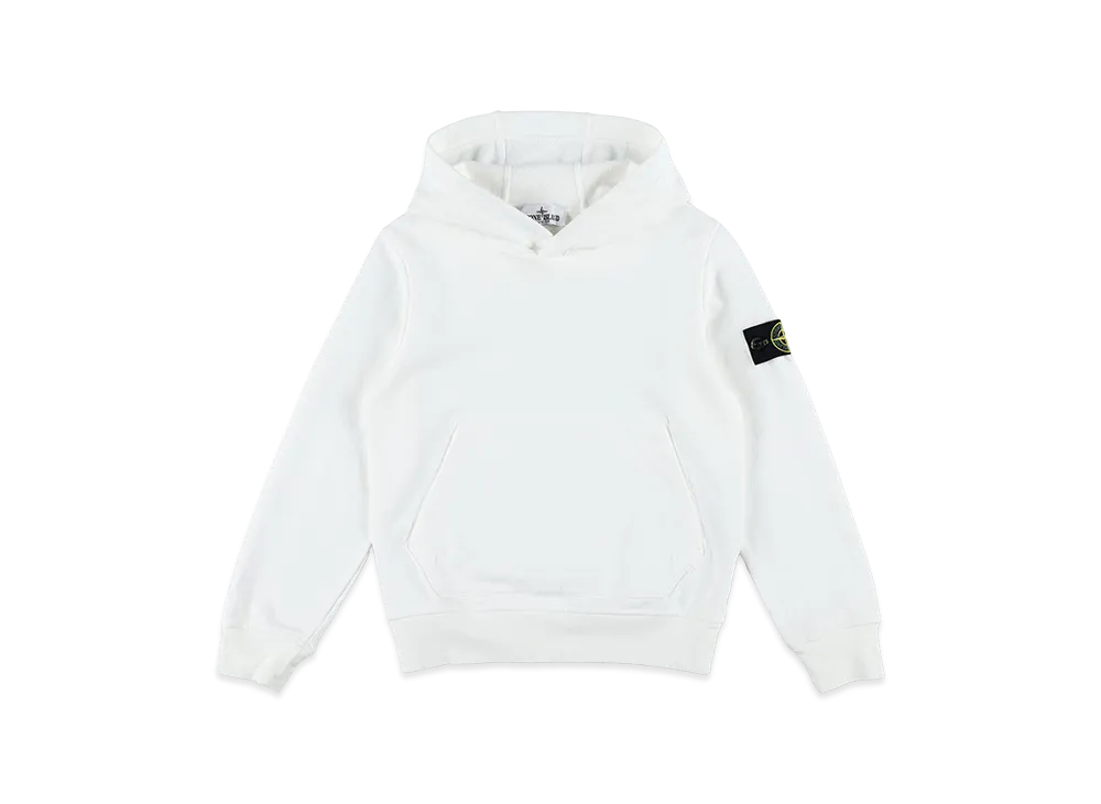 Stone Island Kids Hoodie "White"