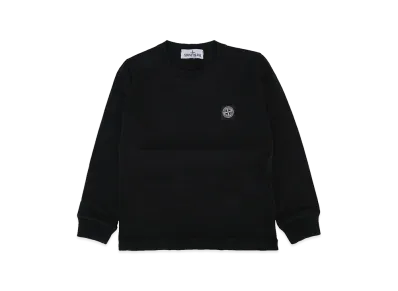 Stone Island Kids Long Sleeve T-Shirt "Black"