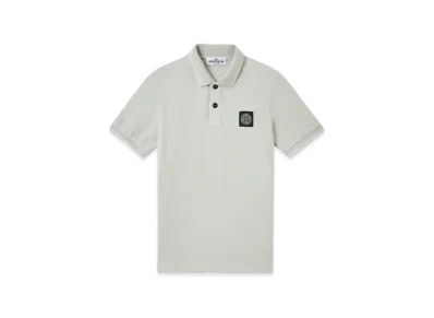 Stone Island Kids Polo Shirts "Light Green"