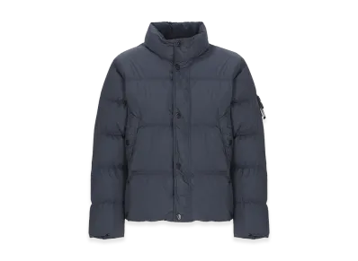 Stone Island Down Jacket In Lightweight Recycled Nylon Reps "Blue"