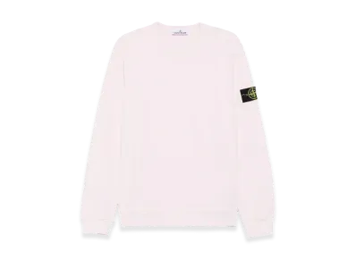 Stone Island Cotton Fleece Crew Neck Sweatshirt "Pink"