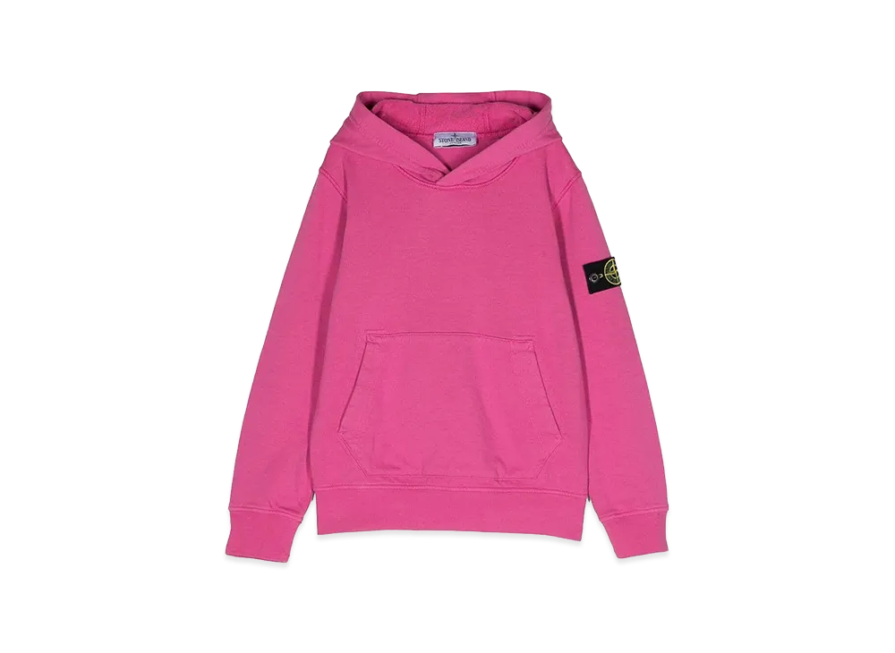 Stone Island Kids Hoodie "Fuchsia"