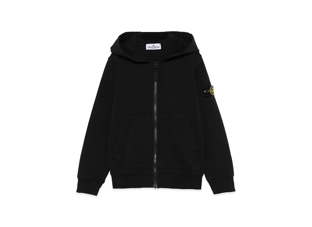 Stone Island Kids Hoodie "Black"