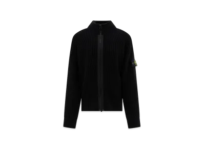 Stone Island Kids Compass Zipped Sweater "Black"