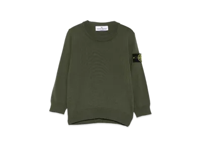 Stone Island Kids Sweaters "Green"