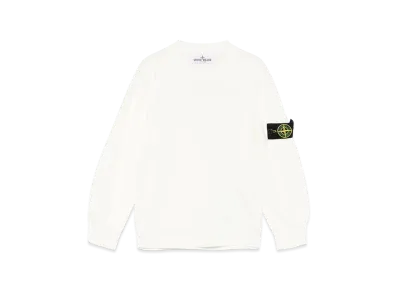 Stone Island Kids Sweaters "White"