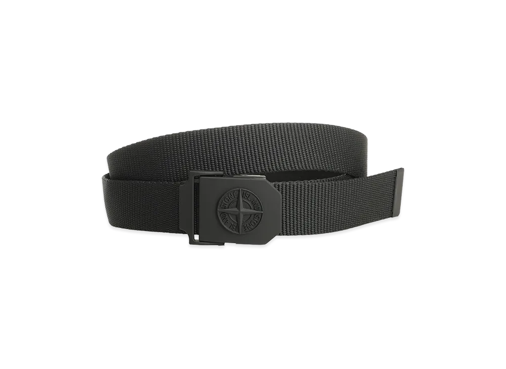 Stone Island Ribbon Belt "Black"
