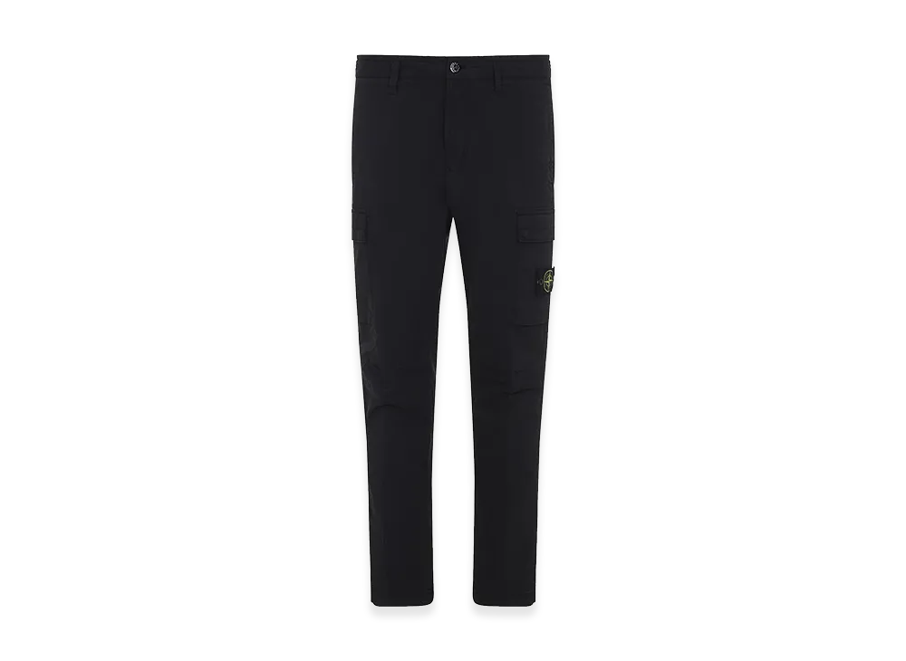 Stone Island Cargo Pants With Logo "Black"