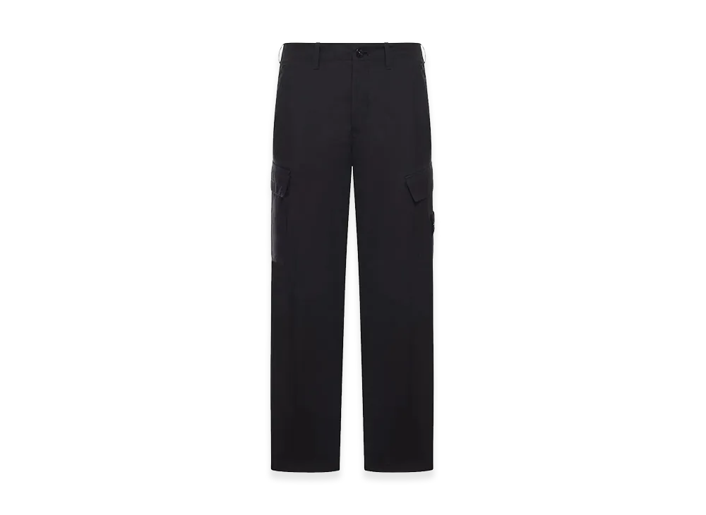 Stone Island Cotton Cargo Trousers "Black"