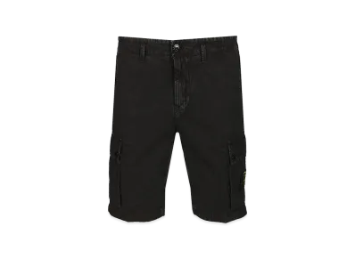 Stone Island Denim Cargo Shorts "Black"