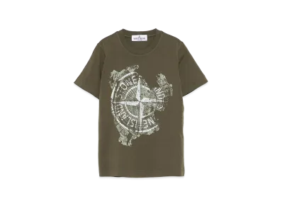 Stone Island Kids T-Shirts "Green"