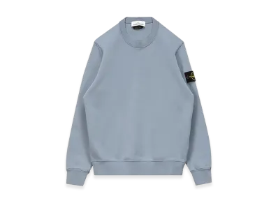 Stone Island Patch Logo Crewneck Sweatshirt "Mid Blue"