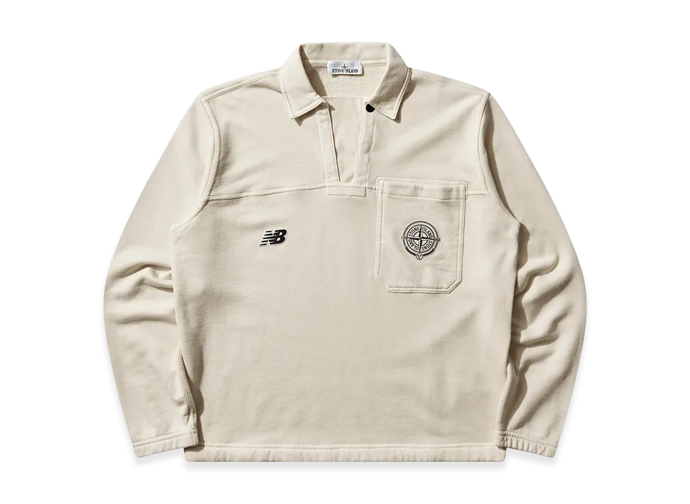 Stone Island x New Balance Polo Shirt "Ivory"