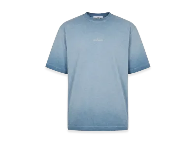 Stone Island Cold Dyeing Combed Organic Cotton S/S T-Shirt "Blue"