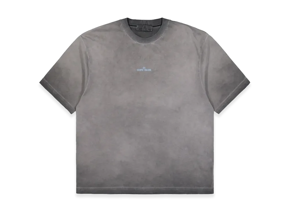 Stone Island Logo-Print Washed T-Shirt "Grey"