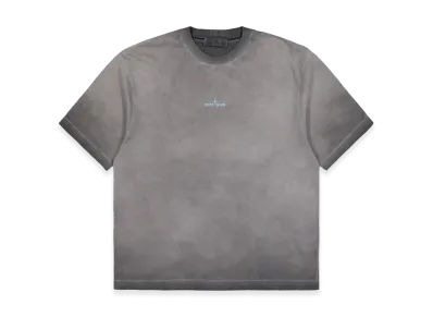 Stone Island Logo-Print Washed T-Shirt "Grey"