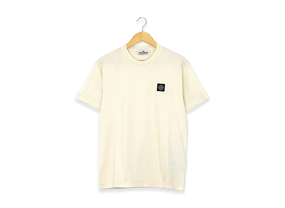 Stone Island 60/2 Cotton Jersey Short Sleeve T-Shirt "Ivory"