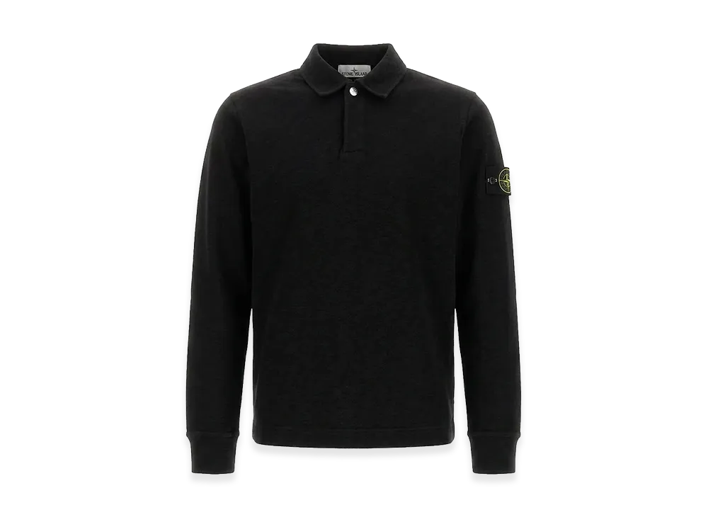 Stone Island Cotton Vanise Polo Shirt "Black"