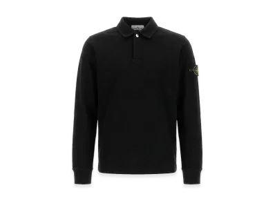 Stone Island Cotton Vanise Polo Shirt "Black"