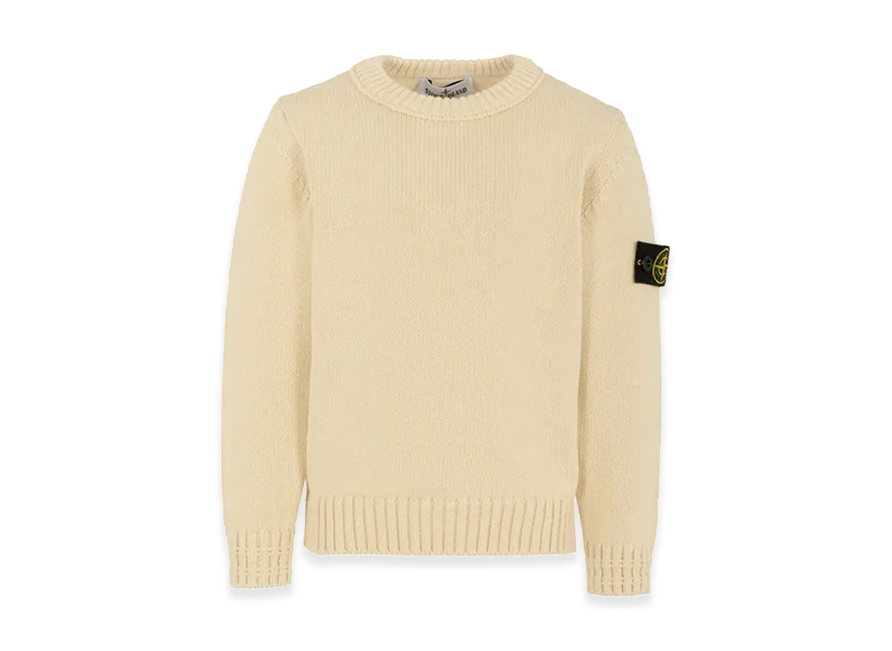 Stone Island Kids Jersey with Logo "White"