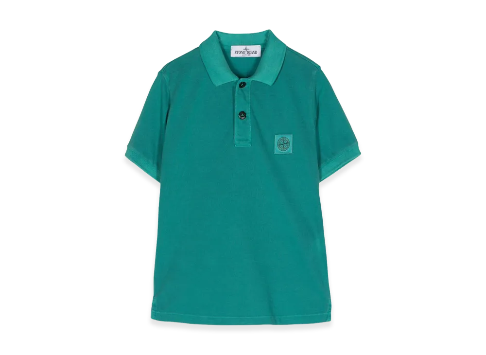 Stone Island Kids Polo Shirt "Emerald"