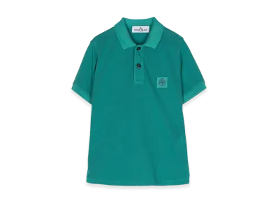 Stone Island Kids Polo Shirt "Emerald"