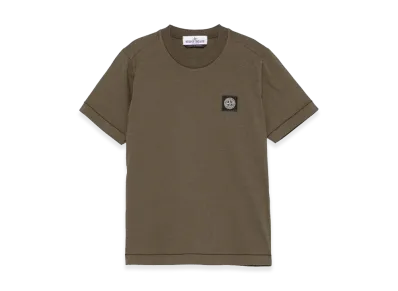 Stone Island Kids T-Shirt with Logo "Green"