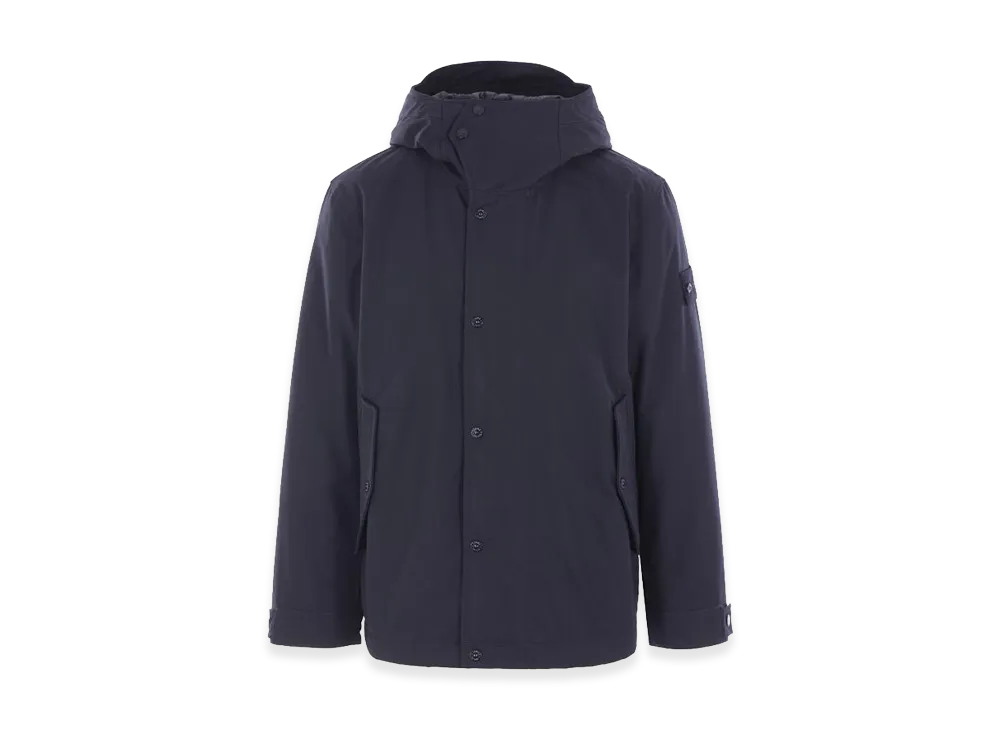 Stone Island Waterproof Jacket with Hood "Blue"