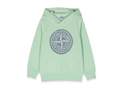 Stone Island Kids Hoodie "Green"