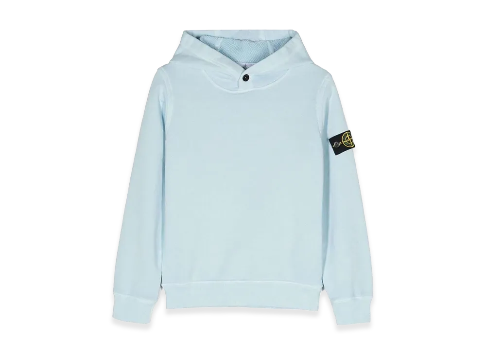 Stone Island Kids Hoodie "Light Blue"