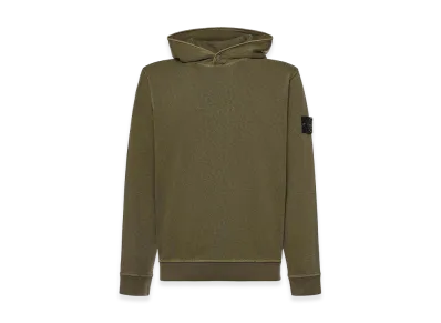 Stone Island Malfil Cotton Hoodie "Green"