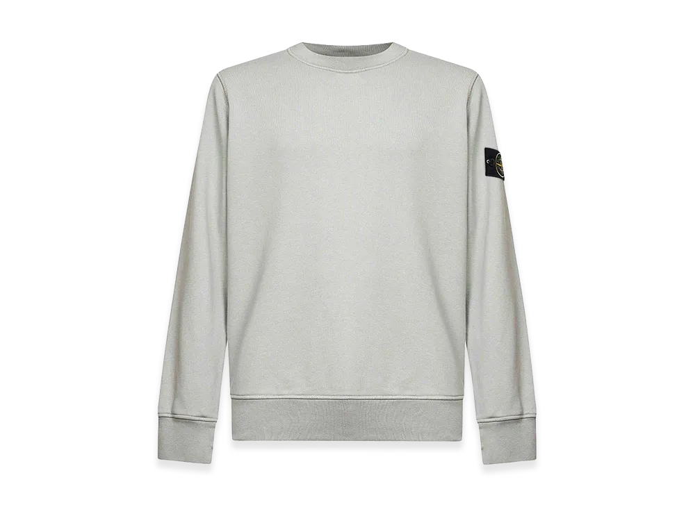 Stone Island Organic Cotton Crewneck Sweatshirt "Green"
