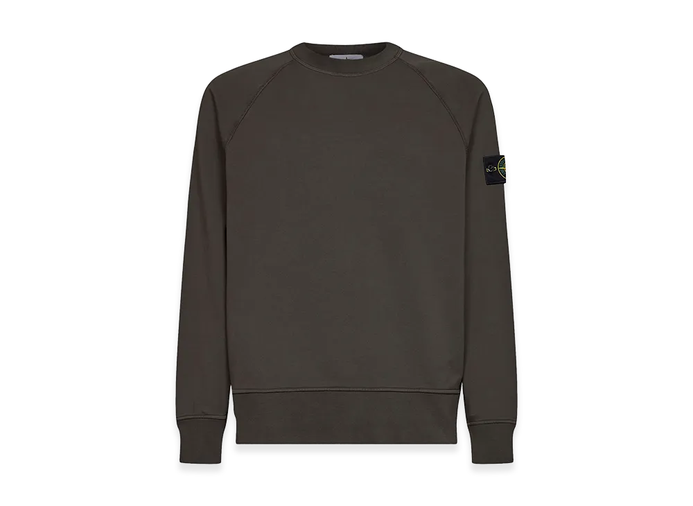 Stone Island Cotton Sweatshirt "Green/Khaki"