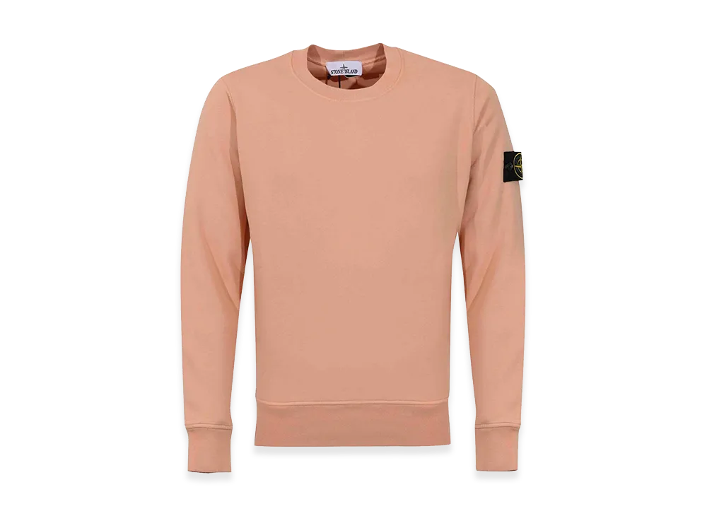 Stone Island Sweatshirt in Cotton "Plaster Pink"