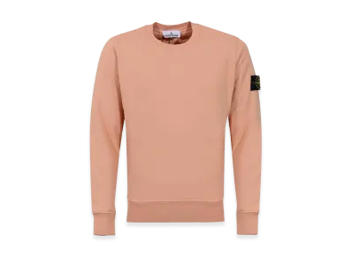 Stone Island Sweatshirt in Cotton "Plaster Pink"