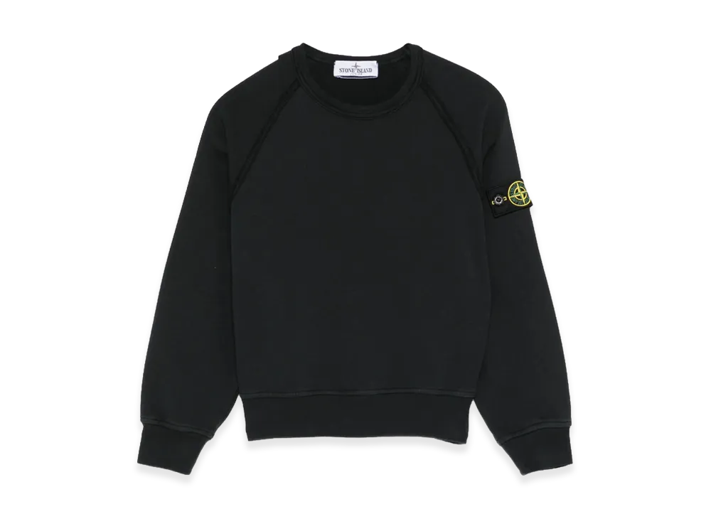 【新品未使用】ストーンアイランド ジュニア　ブラック　トレーナー Stone Island Kids Sweatshirt 