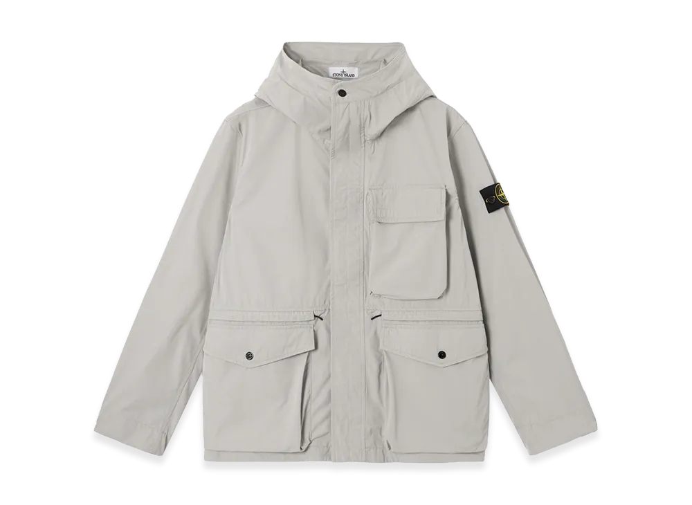 Stone Island Nylon Micro Twill Hooded Blouson "Gray"
