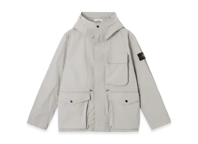 Stone Island Nylon Micro Twill Hooded Blouson "Gray"