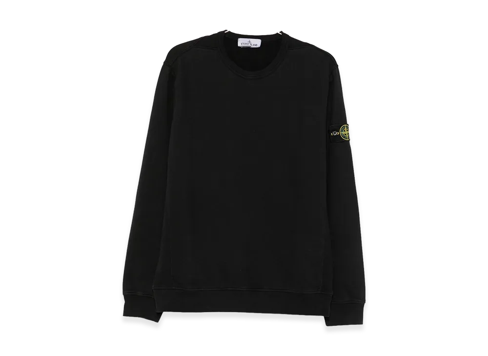 Stone Island Crewneck Sweatshirt with Logo "Black"